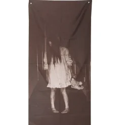 Decoración para Puerta Niña Fantasma 155 cm