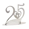 Decoración para Tarta 25 Años en color Plata
