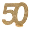 Decoración para Tarta 50 años Oro 10 cm