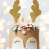Decoración para Tarta Cuernos de Reno 15 cm 2 ud