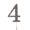 Decoración para Tarta Número 4 Diamante