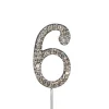 Decoración para Tarta Número 6 Diamante