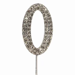 Decoración para Tarta Número 0 Diamante