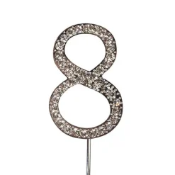 Decoración para Tarta Número 8 Diamante