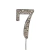 Decoración para Tartas Número 7 Diamante