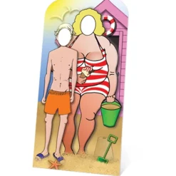 Decoración Photocall Pareja en la Playa 190 cm