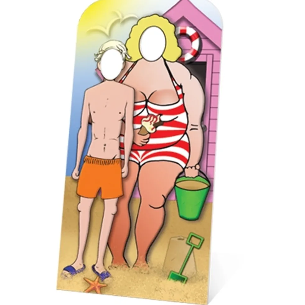 Decoración Photocall Pareja en la Playa 190 cm