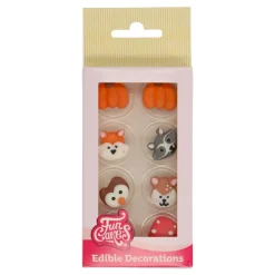 Decoraciones de Azúcar Animales del Bosque 8 ud - Funcakes