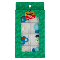 Decoraciones de Azúcar Cozy Winter 8 ud - Wilton