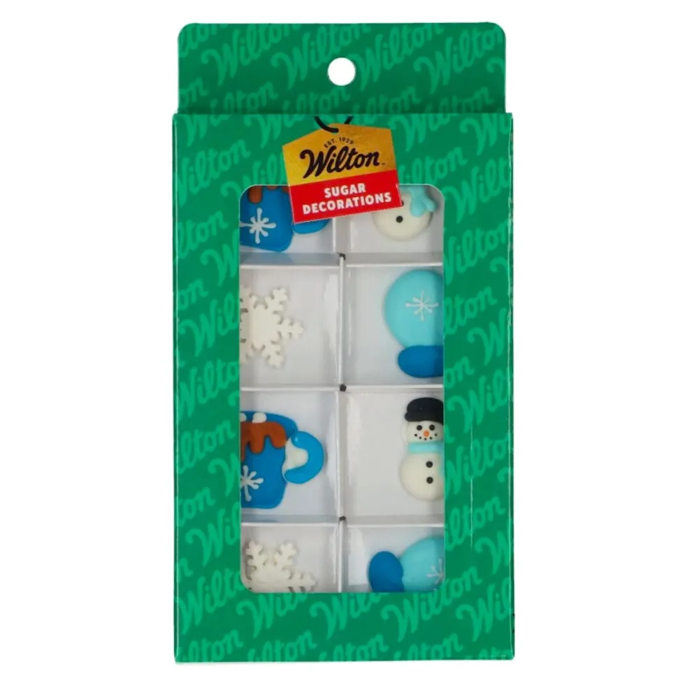 Decoraciones de Azúcar Cozy Winter 8 ud - Wilton