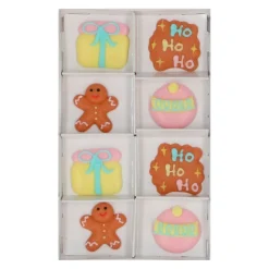 Decoraciones de Azúcar Cute Christmas 8 ud - Wilton