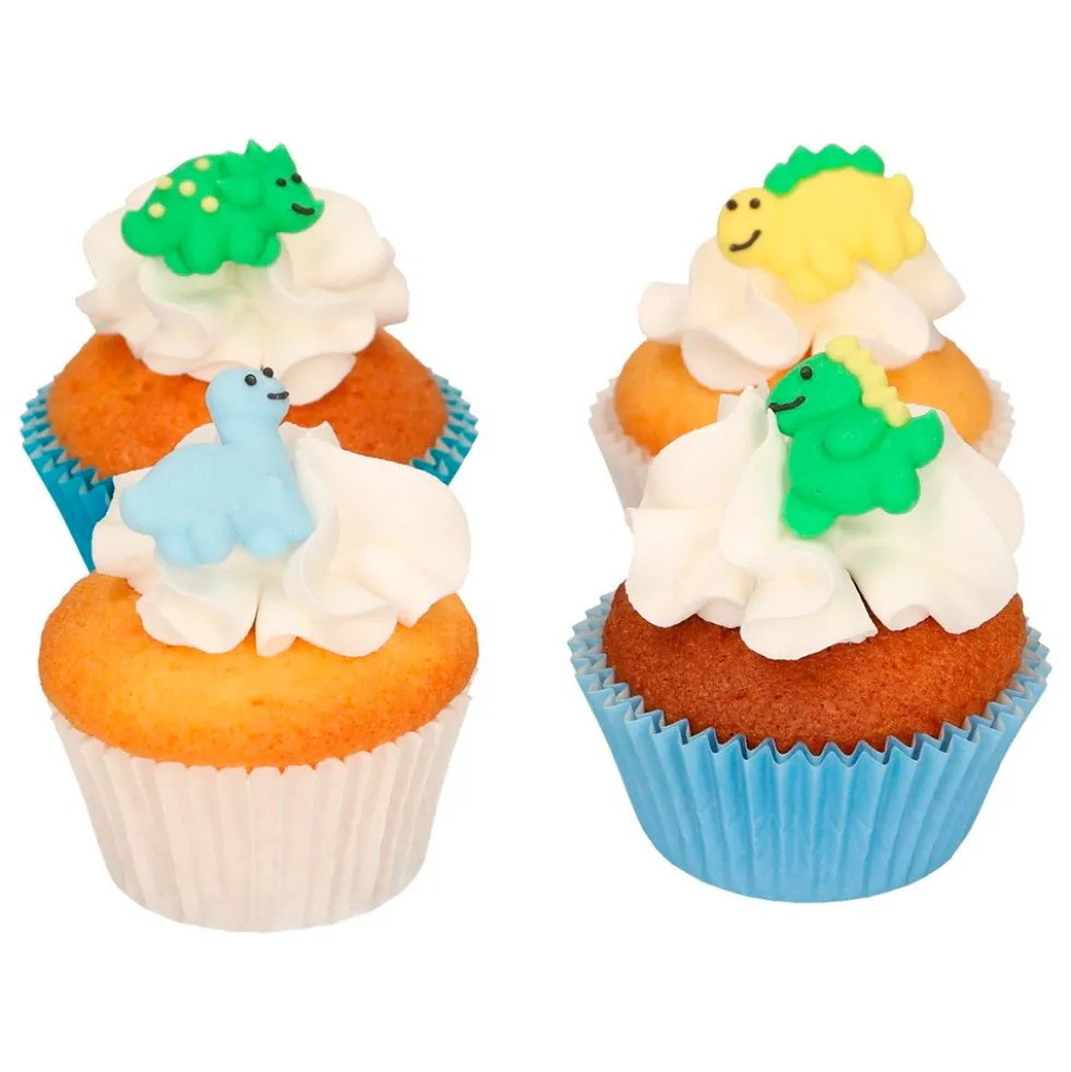 Decoraciones de Azúcar Dinosaurios 12 ud - Funcakes