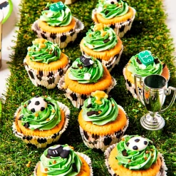 Decoraciones de Azúcar Fútbol 8 ud - Funcakes