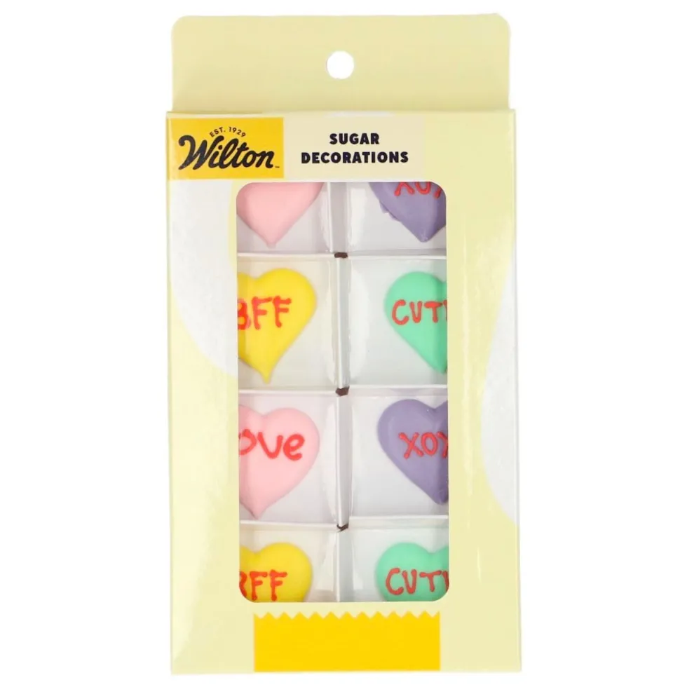 Decoraciones de Azúcar Love Notes 8 ud - Wilton