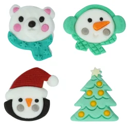 Decoraciones de Azúcar Navideñas 12 ud - PME