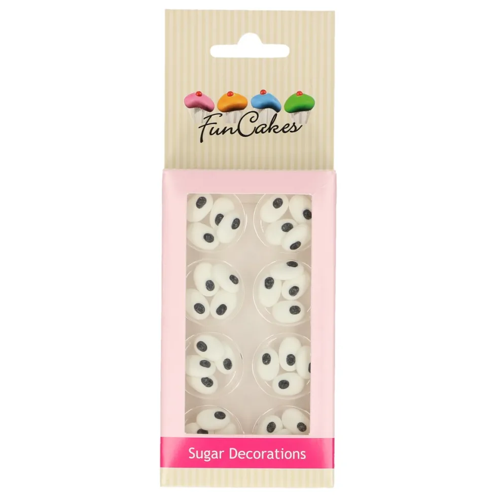 Decoraciones de Azúcar Ojos Ovalados - Funcakes