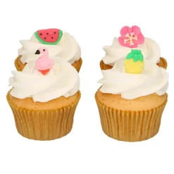 Decoraciones de Azúcar Set Tropical 8 ud - Funcakes