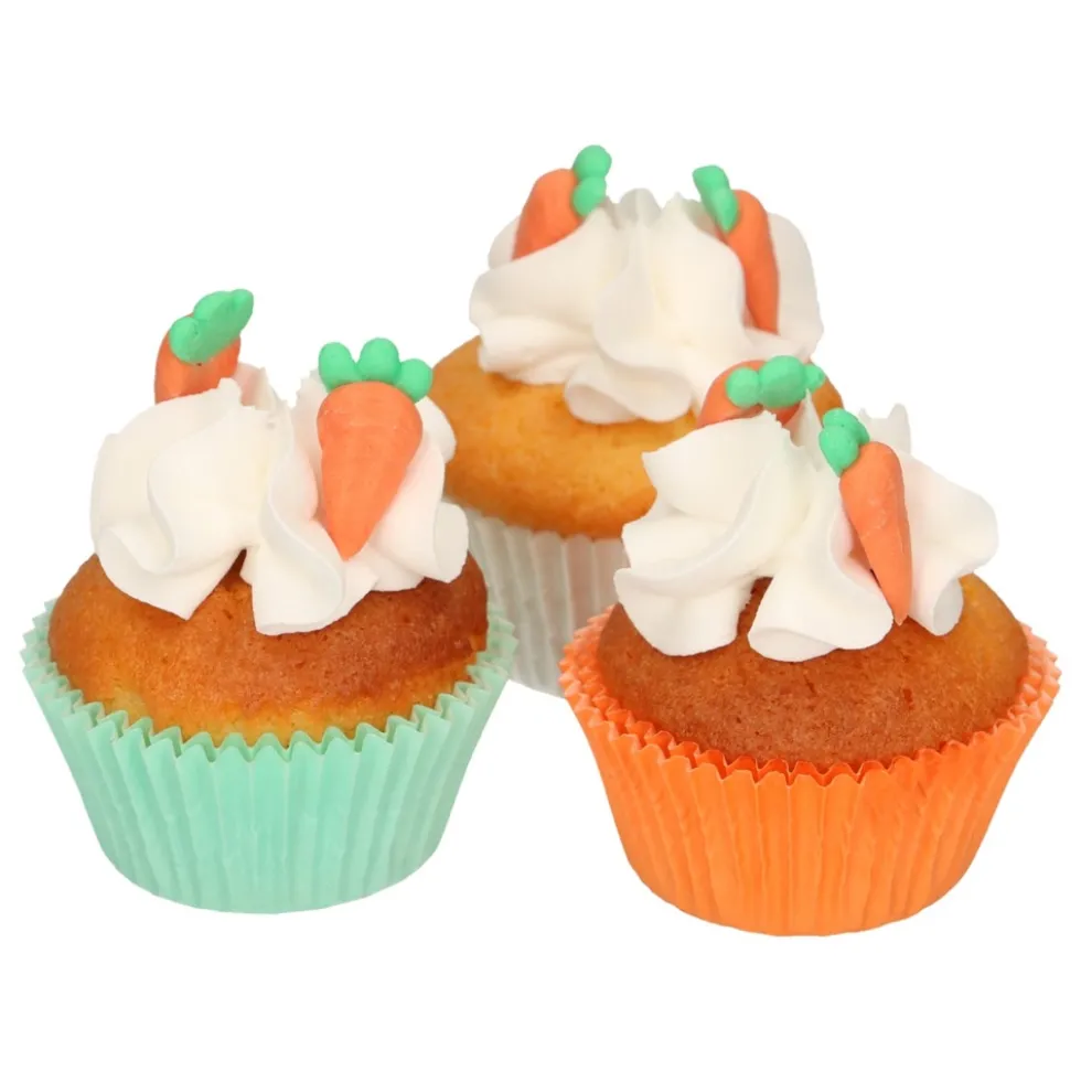 Decoraciones de Azúcar Zanahorias 16 ud. - Funcakes