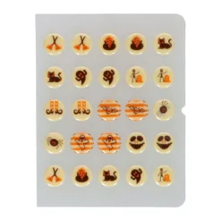 Decoraciones de Chocolate Halloween 2 cm 25 ud