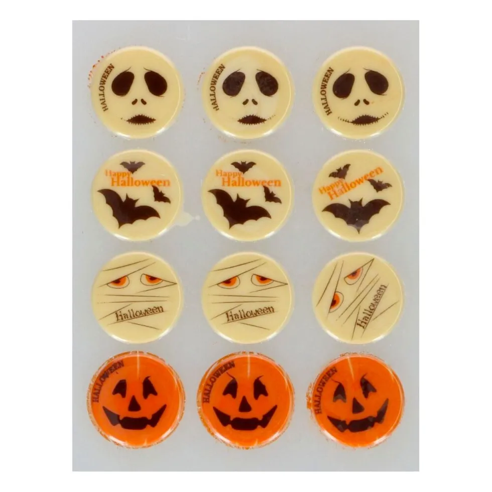 Decoraciones de Chocolate Mix Halloween 12 ud - Funcakes