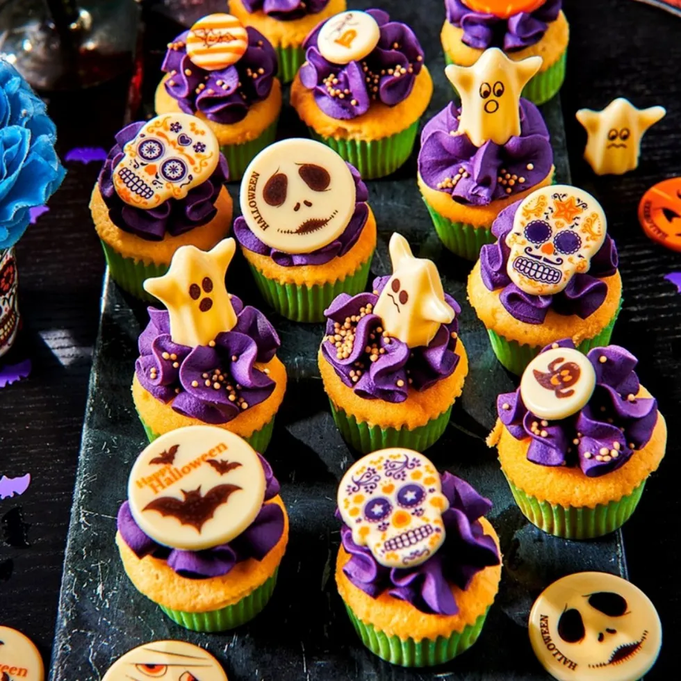 Decoraciones de Chocolate Mix Halloween 12 ud - Funcakes