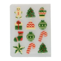Decoraciones de Chocolate Navidad 3,5 cm 12 ud