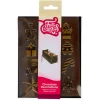Decoraciones de Chocolate Oro Navidad 12 ud Funcakes