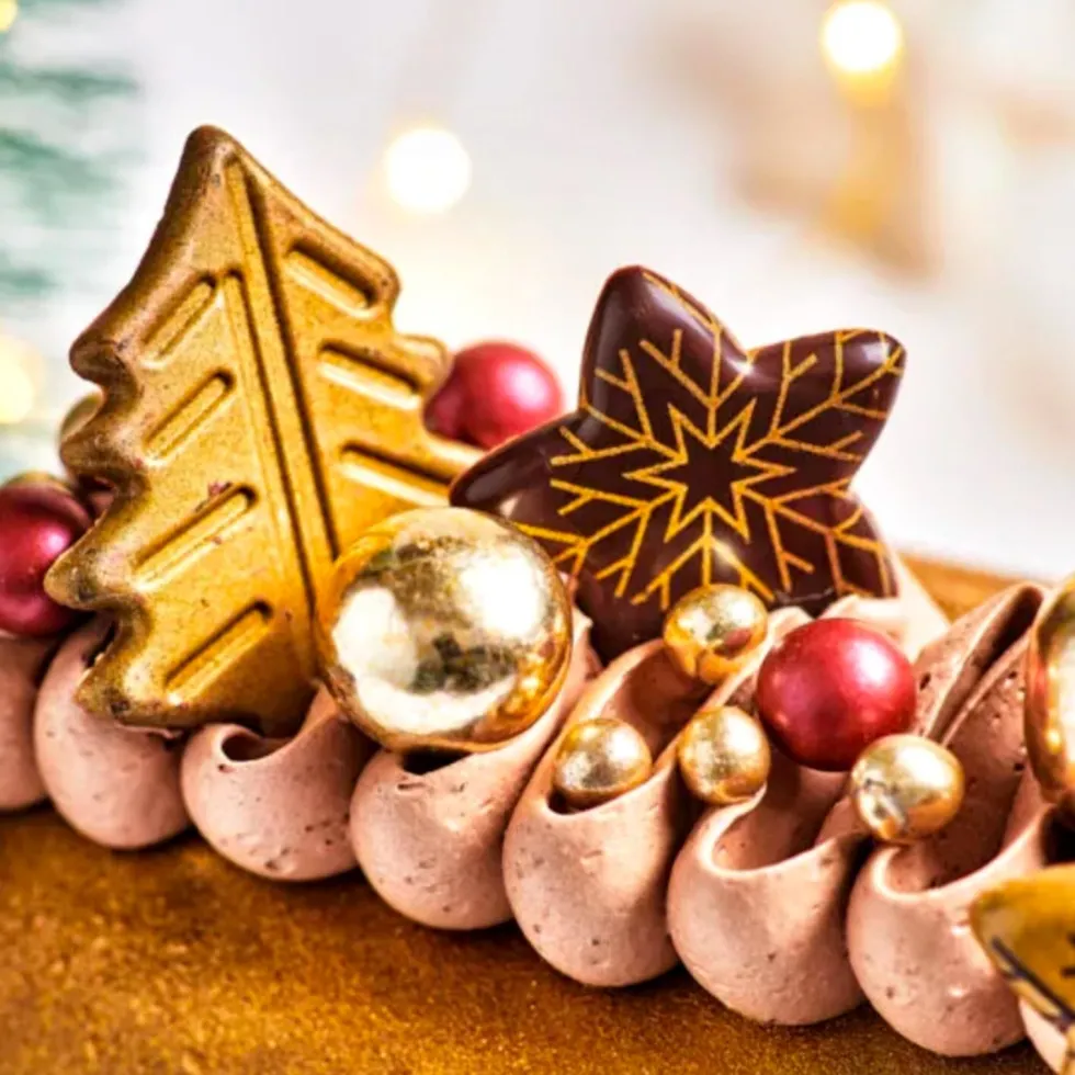 Decoraciones de Chocolate Árboles de Navidad 12 ud - Funcakes