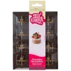 Decoraciones de Chocolate Regalo Marrón / Oro - 12 ud