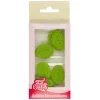 Decoraciones de Mazapán Hojas Verdes 12 ud - Funcakes