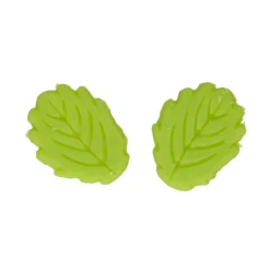 Decoraciones de Mazapán Hojas Verdes 12 ud - Funcakes
