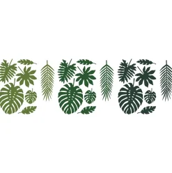 Decoraciones de Papel Hojas Tropicales