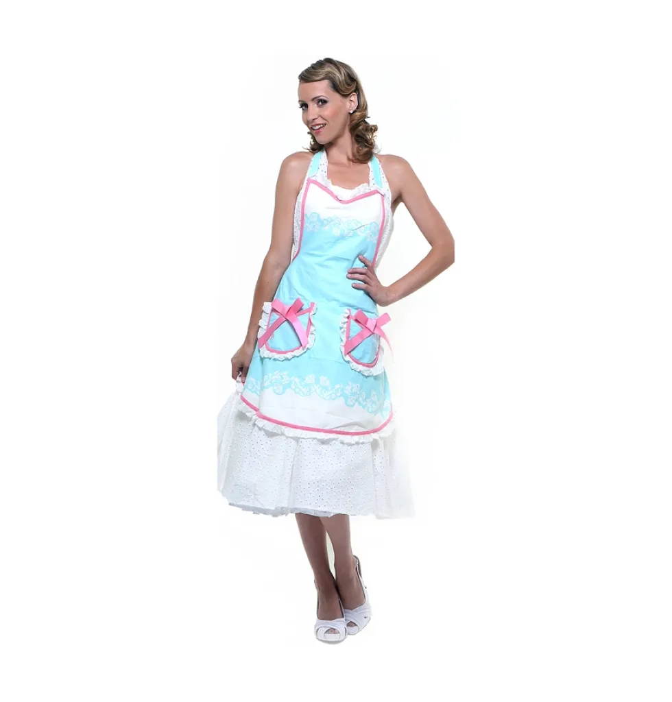 Delantal Feather Damask