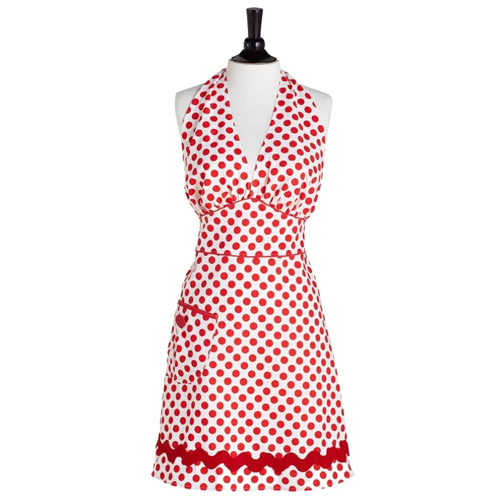 Delantal White & Red Bombshell