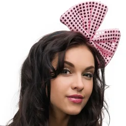 Diadema con Lazo Rosa