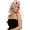 Diadema Flores con Velo