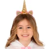 Diadema Unicornio Oro Infantil