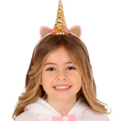 Diadema Unicornio Oro Infantil