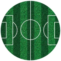 Disco Comestible Fútbol Sin Azúcar 16 cm