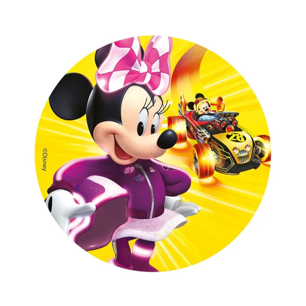 Disco de Azúcar Minnie Mouse 16 cm