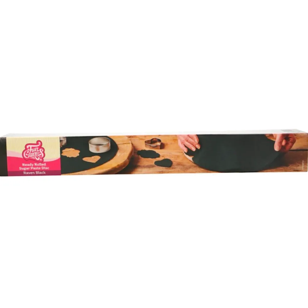 Disco de Fondant Extendido Negro - Funcakes