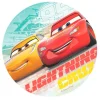 Disco de Oblea Cars Rayo Mcqueen y Cruz Ramírez