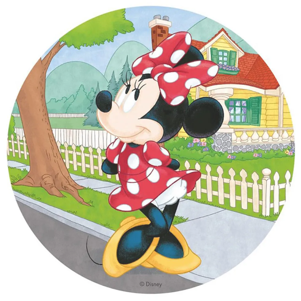 Disco de oblea Minnie Mouse 20 cm