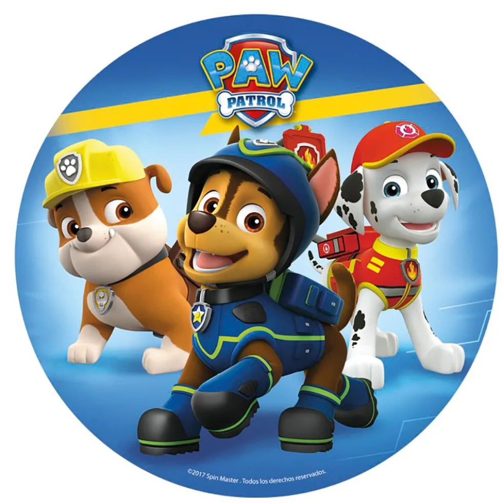 Disco de oblea patrulla canina modelo A