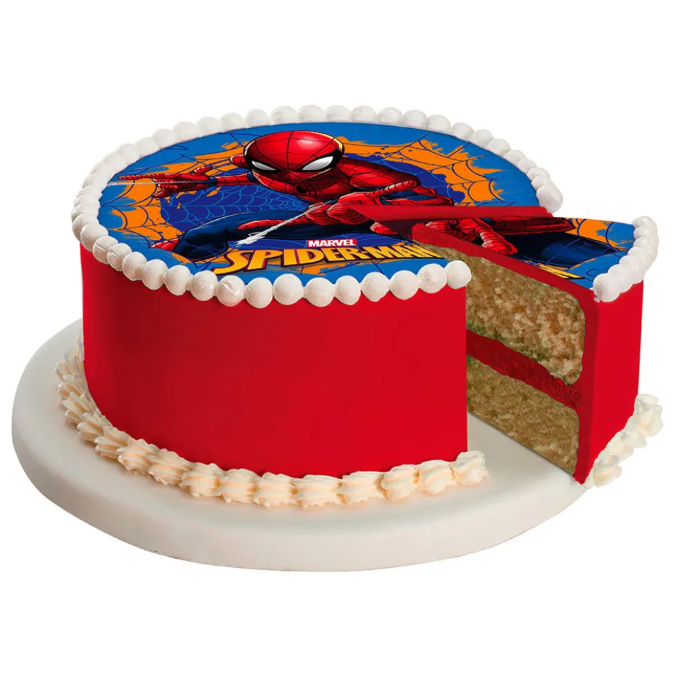 Disco de Oblea Spiderman