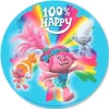 Disco de Oblea Trolls Happy 20cm