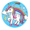 Disco de Oblea Unicornio Modelo B 20 cm