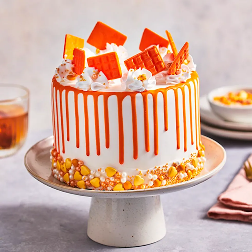 Efecto Goteo Choco Drip Naranja 180 gr - Funcakes