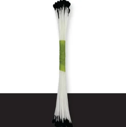 Estambres grandes negro perlado