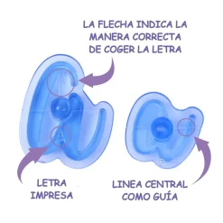 Estampador Letras Maýusculas y Minúsculas 52 piezas - PME